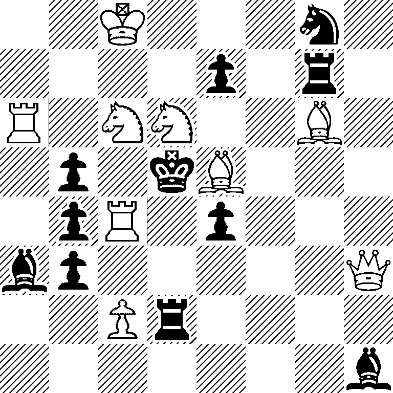 2K3n1/4p1r1/R1NN2B1/1p1kB3/1pR1p3/bp5Q/2Pr4/7b