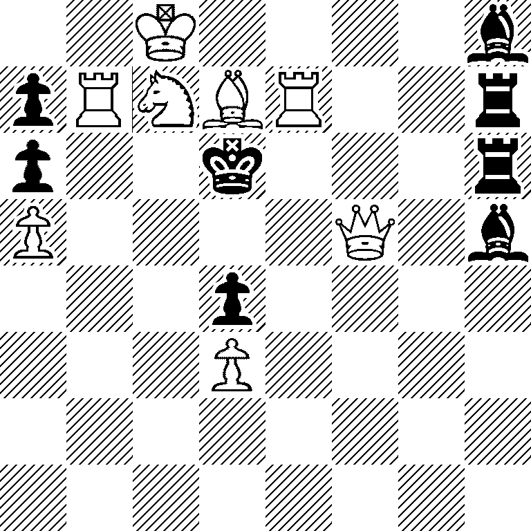 2K4b/pRNBR2r/p2k3r/P4Q1b/3p4/3P4/8/8