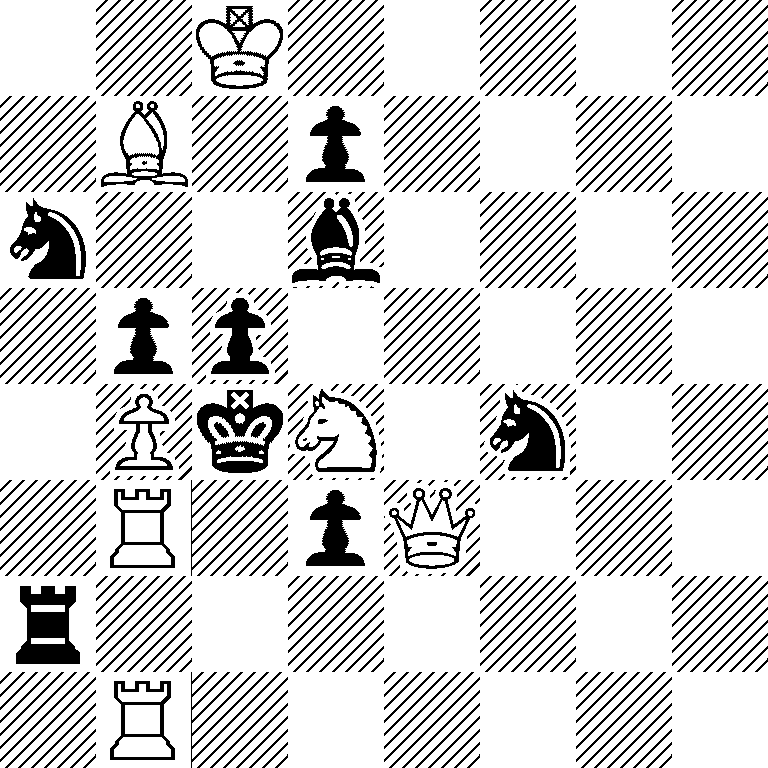 2K5/1B1p4/n2b4/1pp5/1PkN1n2/1R1pQ3/r7/1R6