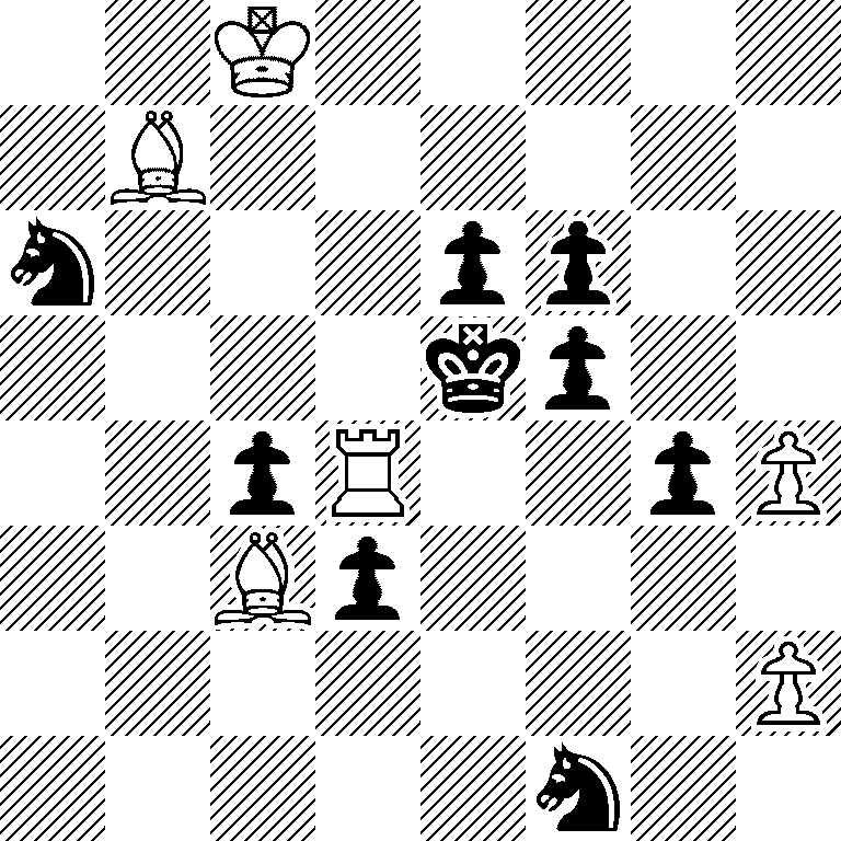 2K5/1B6/n3pp2/4kp2/2pR2pP/2Bp4/7P/5n2