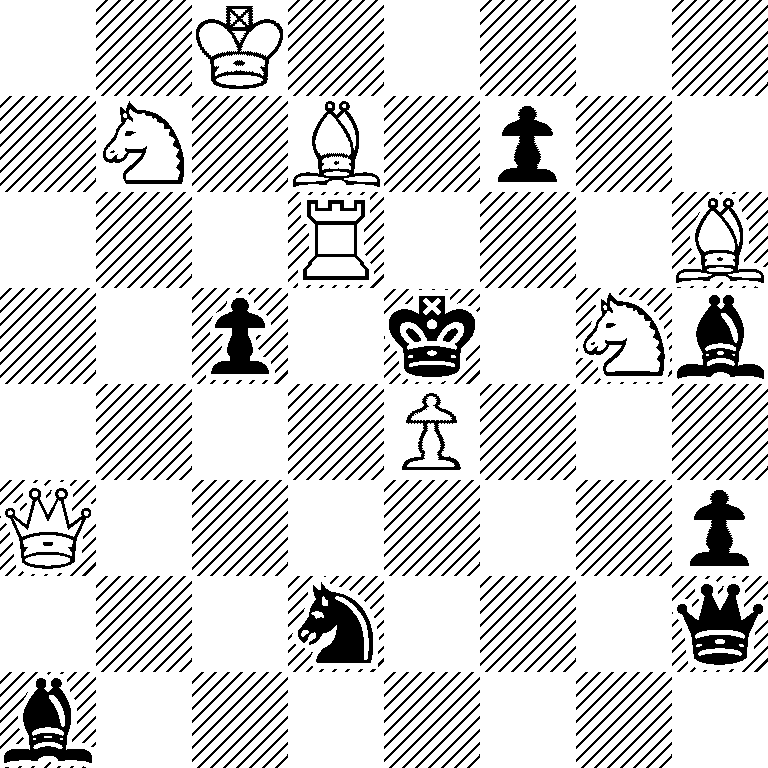 2K5/1N1B1p2/3R3B/2p1k1Nb/4P3/Q6p/3n3q/b7