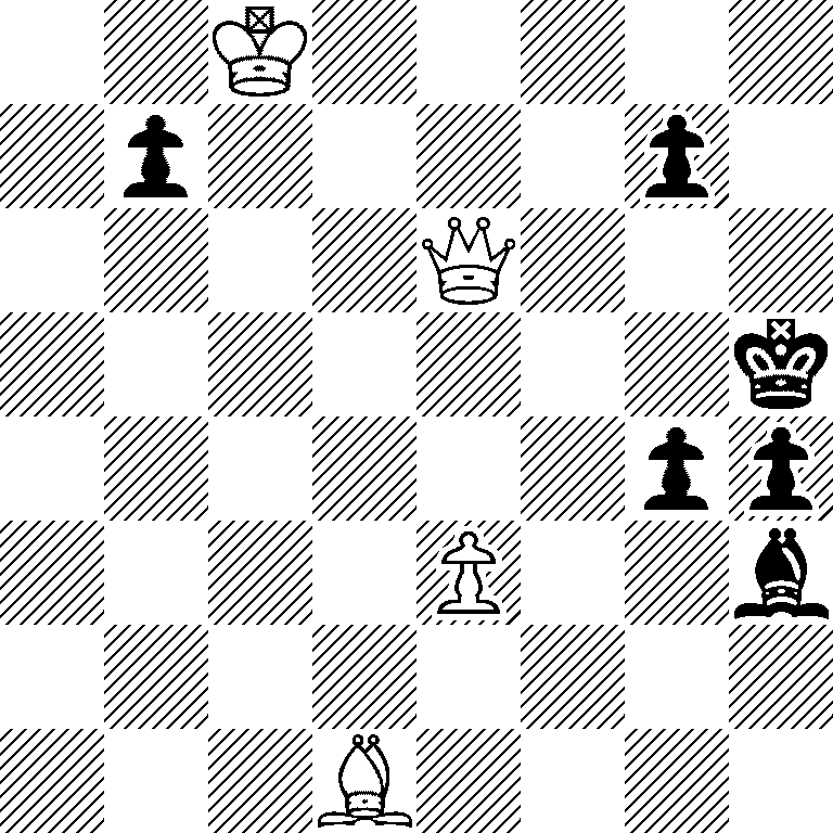 2K5/1p4p1/4Q3/7k/6pp/4P2b/8/3B4