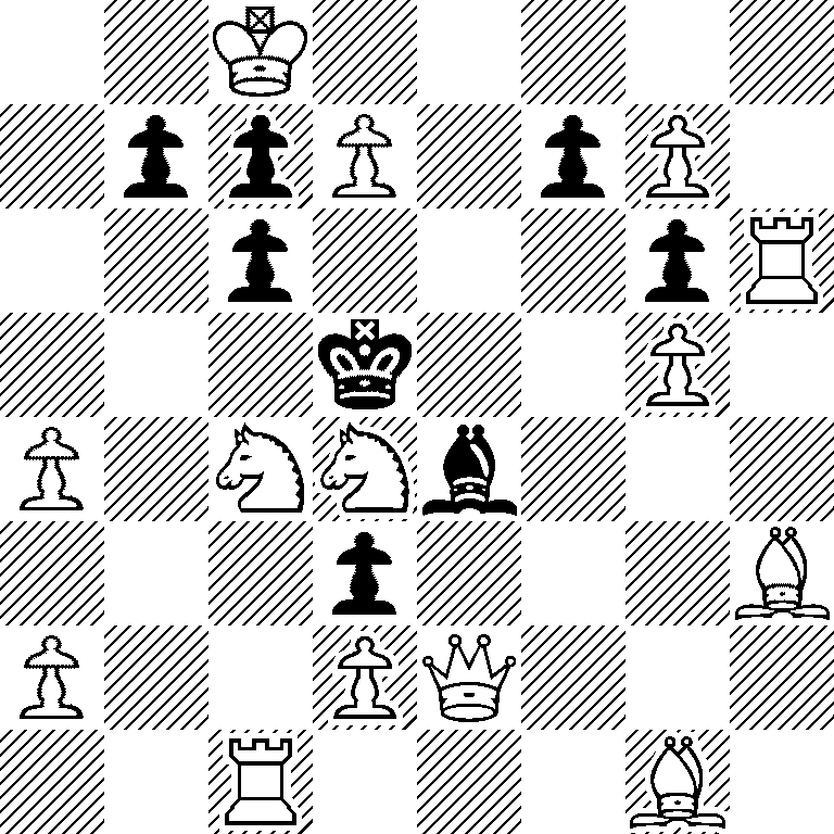2K5/1ppP1pP1/2p3pR/3k2P1/P1NNb3/3p3B/P2PQ3/2R3B1