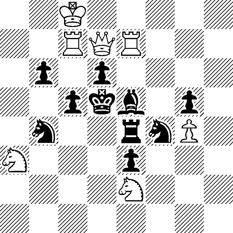 2K5/2RQR3/1p1p4/2pkb1p1/1n2rnP1/N3p3/4N3/8