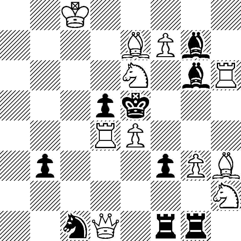 2K5/4BPb1/4N1bR/3pk3/3RP3/1p3pPB/7N/2nQ1rr1