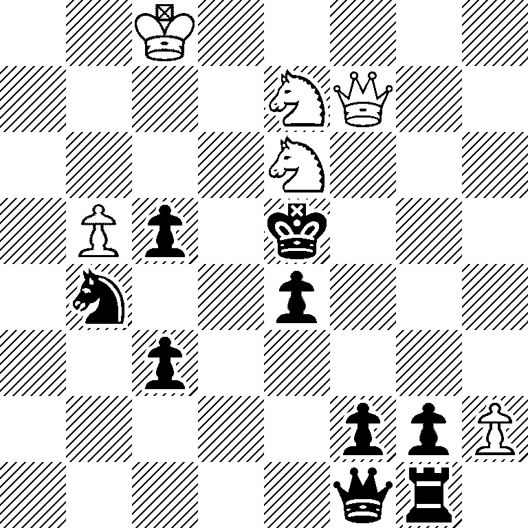 2K5/4NQ2/4N3/1Pp1k3/1n2p3/2p5/5ppP/5qr1