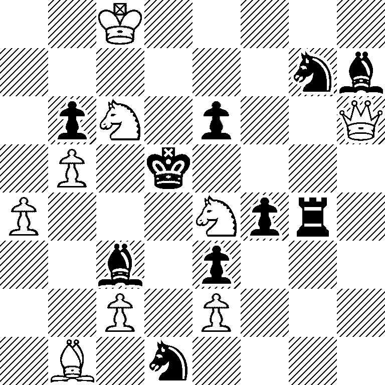 2K5/6nb/1pN1p2Q/1P1k4/P3Npr1/2b1p3/2P1P3/1B1n4