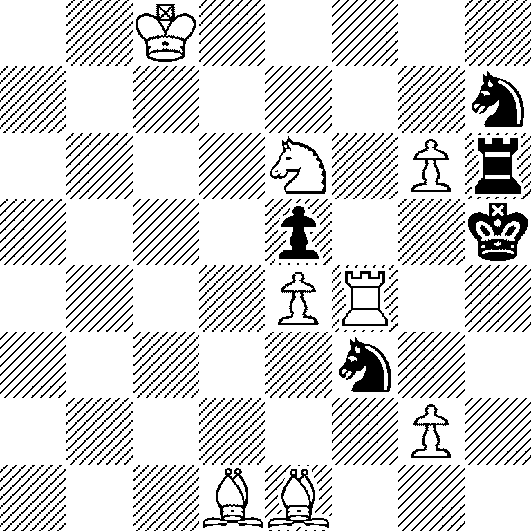2K5/7n/4N1Pr/4p2k/4PR2/5n2/6P1/3BB3