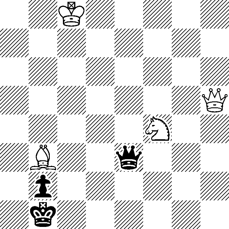 2K5/8/8/7Q/5N2/1B2q3/1p6/1k6