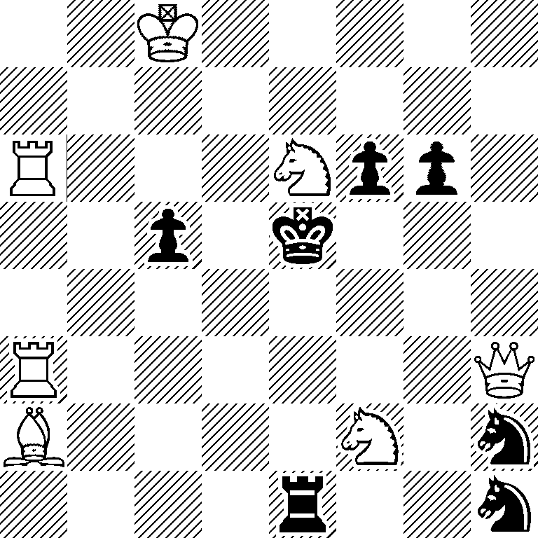 2K5/8/R3Npp1/2p1k3/8/R6Q/B4N1n/4r2n