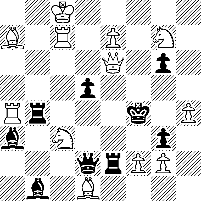 2K5/B1R1P1N1/4Q1p1/3p4/Rr3k1P/b1N3p1/3qrPP1/1b1B4