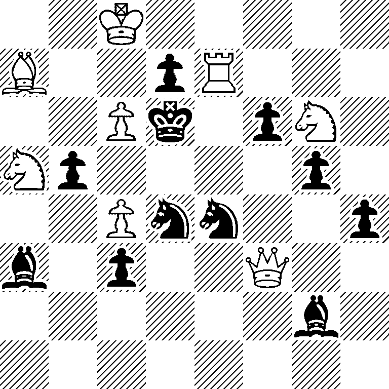 2K5/B2pR3/2Pk1pN1/Np4p1/2Pnn2p/b1p2Q2/6b1/8