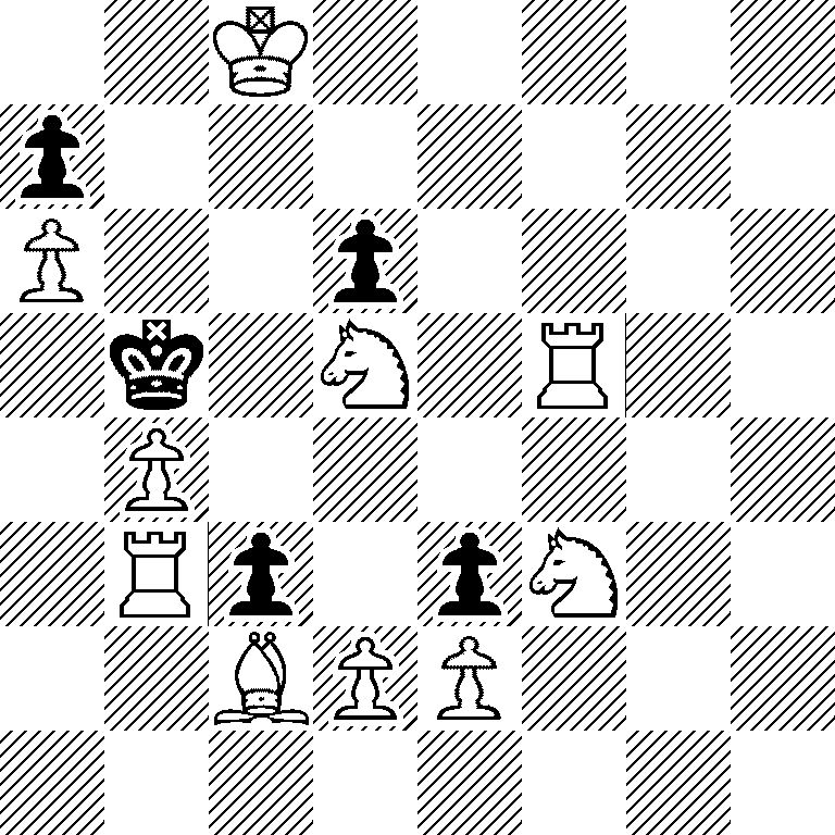2K5/p7/P2p4/1k1N1R2/1P6/1Rp1pN2/2BPP3/8
