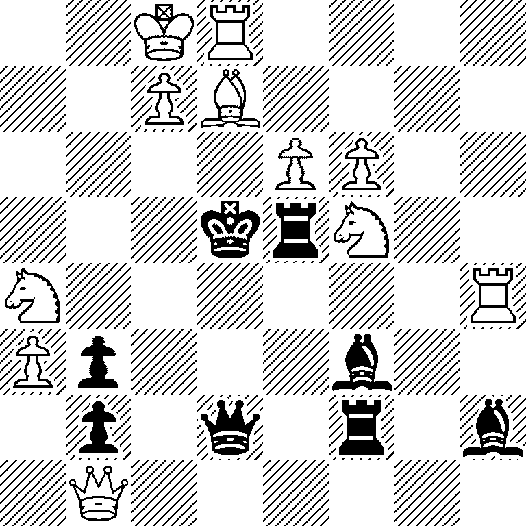 2KR4/2PB4/4PP2/3krN2/N6R/Pp3b2/1p1q1r1b/1Q6