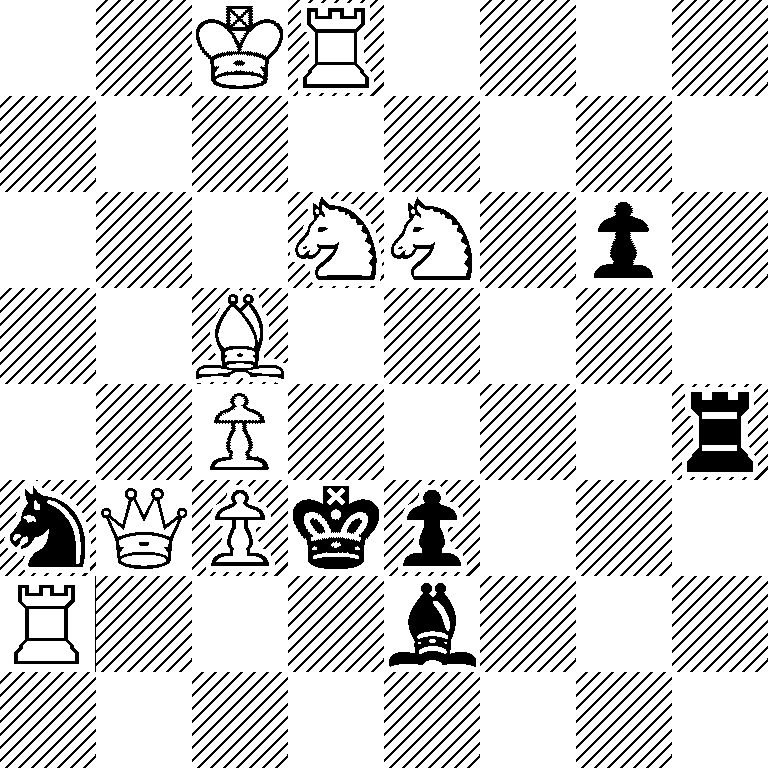 2KR4/8/3NN1p1/2B5/2P4r/nQPkp3/R3b3/8