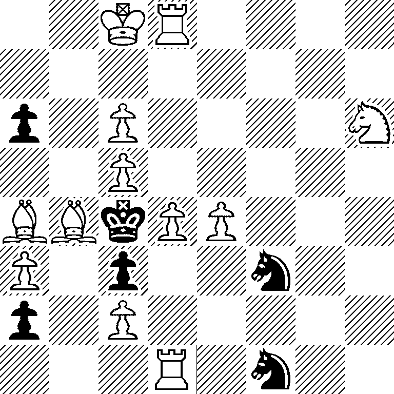 2KR4/8/p1P4N/2P5/BBkPP3/P1p2n2/p1P5/3R1n2