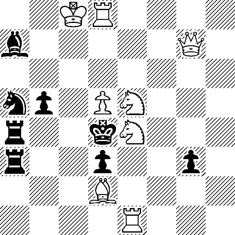 2KR4/b5Q1/8/np1PN3/r2kN3/r2p2p1/3B4/4R3