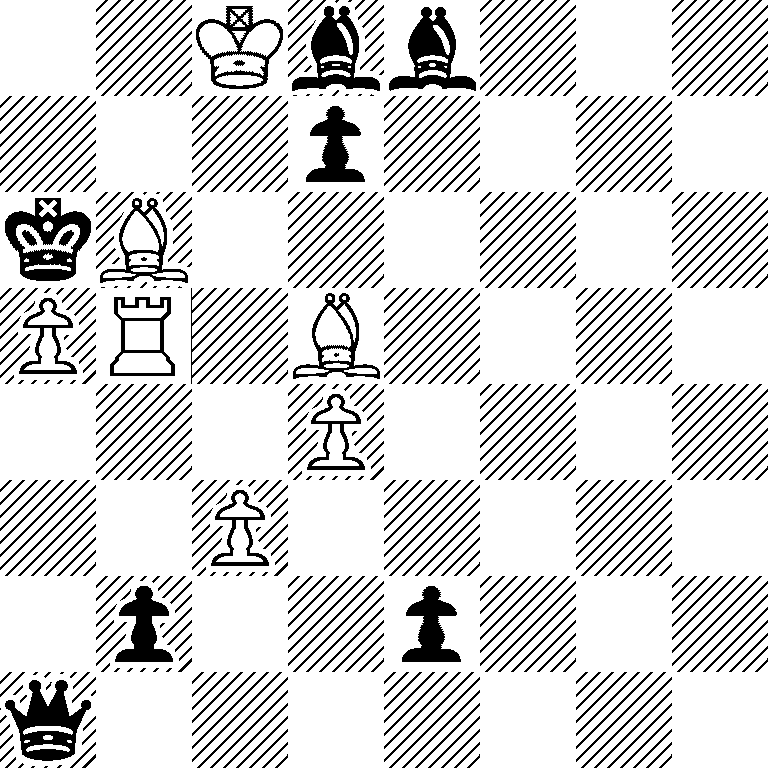 2Kbb3/3p4/kB6/PR1B4/3P4/2P5/1p2p3/q7