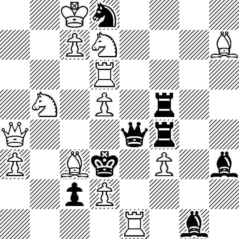 2Kn4/2PN3B/3R4/1N1P1r2/Q3qr2/P1Bk1P1b/2pP4/4R1b1