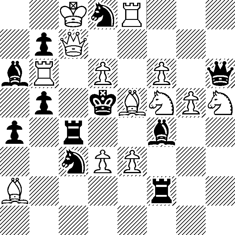 2KnR3/1pQ5/bR1P1P1q/1p1kBNPN/p1r2b2/2nPP3/B4r2/8