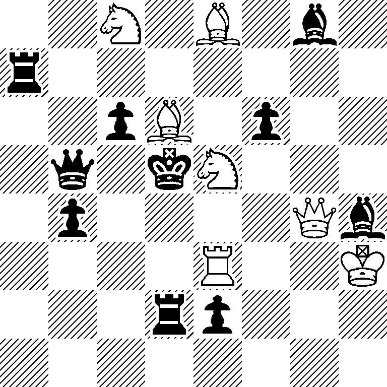 2N1B1b1/r7/2pB1p2/1q1kN3/1p4Qb/4R2K/3rp3/8