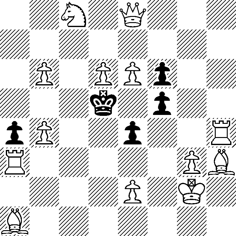 2N1Q3/8/1P1PPp2/3k1p2/pP2p2R/R5PB/4P1K1/B7