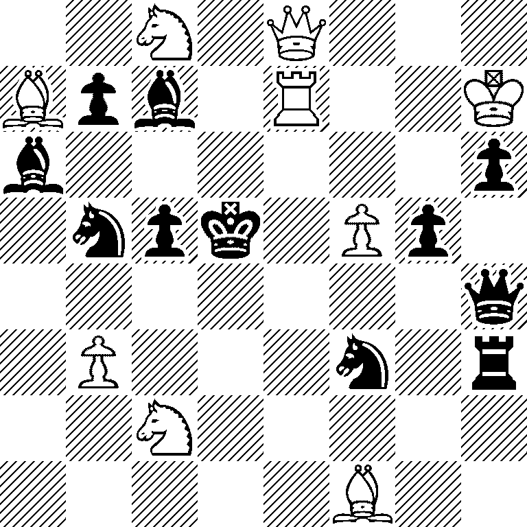 2N1Q3/Bpb1R2K/b6p/1npk1Pp1/7q/1P3n1r/2N5/5B2