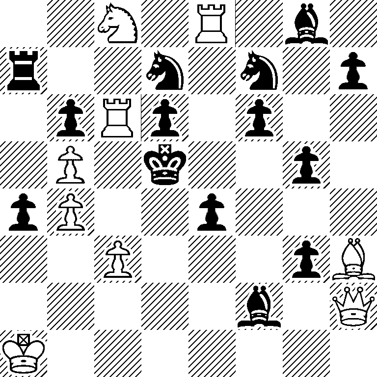 2N1R1b1/r2n1n1p/1pRp1p2/1P1k2p1/pP2p3/2P3pB/5b1Q/K7