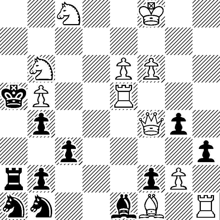 2N2K2/8/1N2PP2/kP2R3/1p3Qp1/2p4p/rp3pP1/nn2bB1R