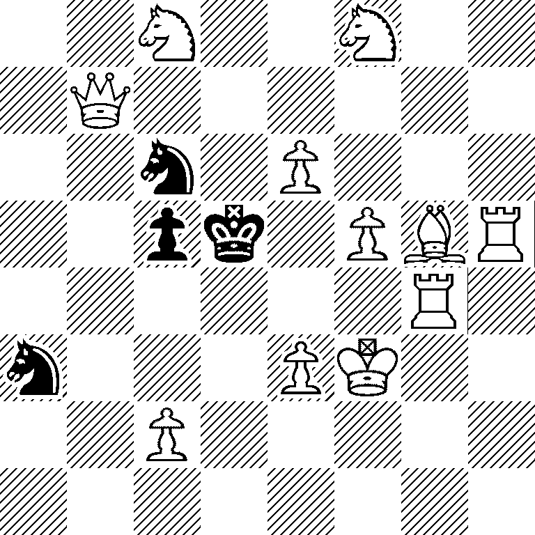 2N2N2/1Q6/2n1P3/2pk1PBR/6R1/n3PK2/2P5/8