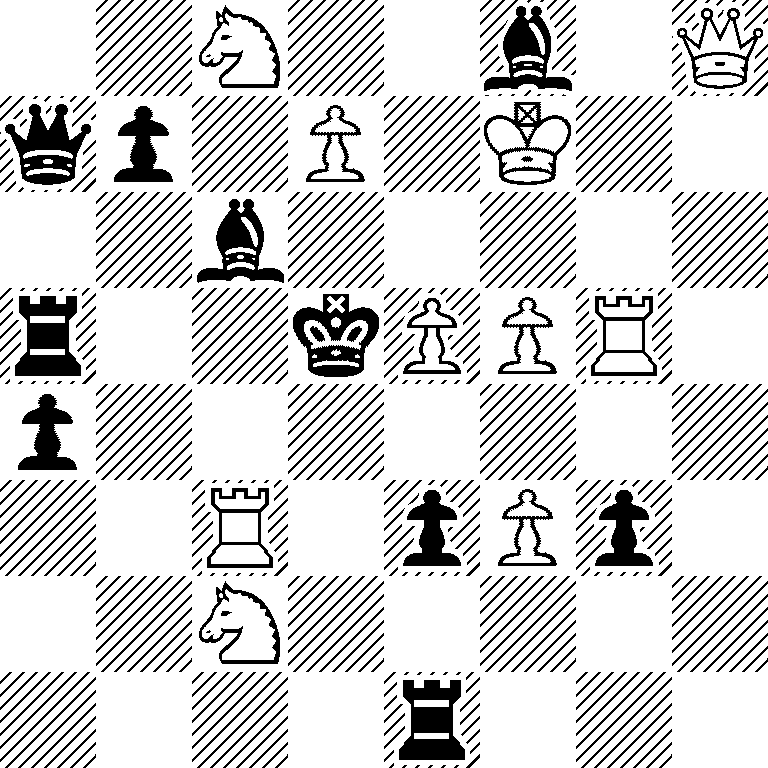 2N2b1Q/qp1P1K2/2b5/r2kPPR1/p7/2R1pPp1/2N5/4r3