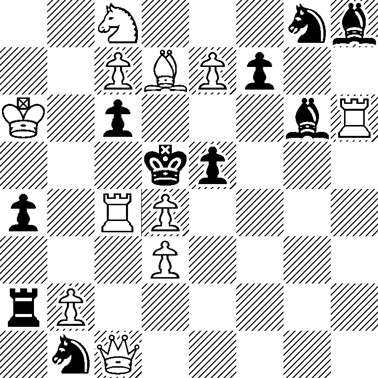 2N3nb/2PBPp2/K1p3bR/3kp3/p1RP4/3P4/rP6/1nQ5