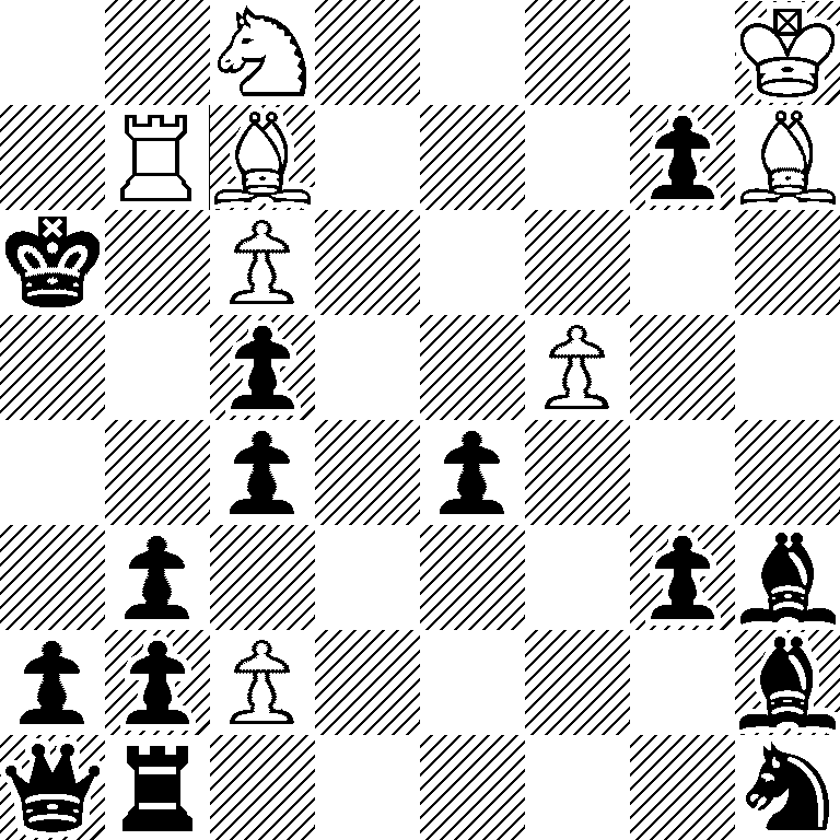 2N4K/1RB3pB/k1P5/2p2P2/2p1p3/1p4pb/ppP4b/qr5n