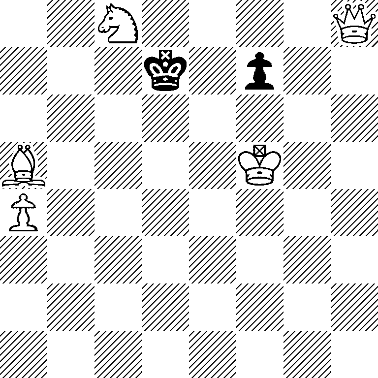 2N4Q/3k1p2/8/B4K2/P7/8/8/8