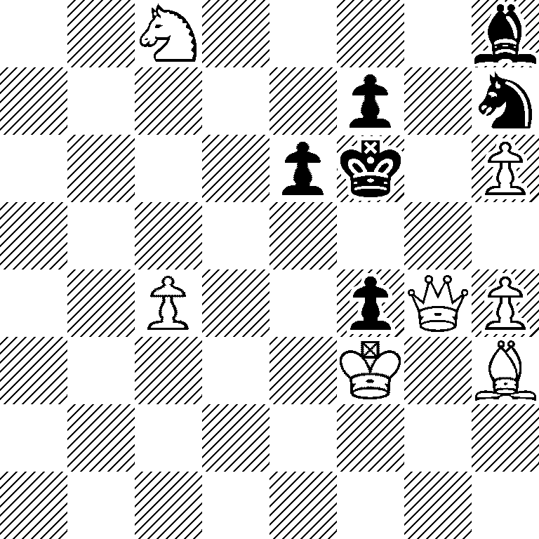 2N4b/5p1n/4pk1P/8/2P2pQP/5K1B/8/8