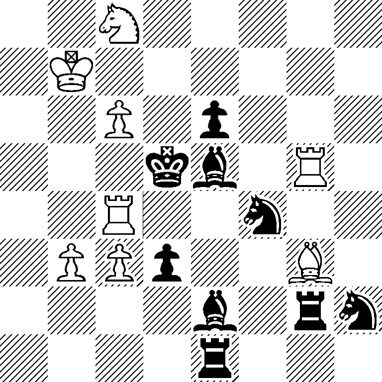 2N5/1K6/2P1p3/3kb1R1/2R2n2/1PPp2B1/4b1rn/4r3