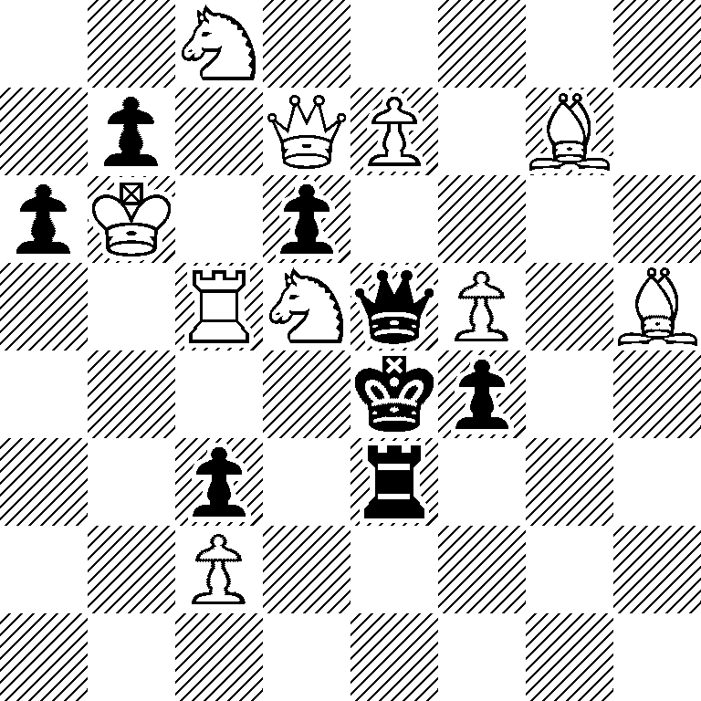 2N5/1p1QP1B1/pK1p4/2RNqP1B/4kp2/2p1r3/2P5/8