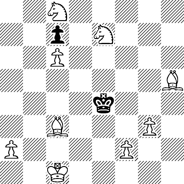 2N5/2p1N3/2P5/7B/4k3/2B3P1/P4P2/2K5