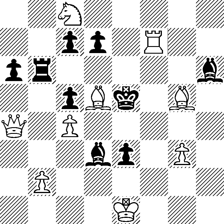 2N5/2pp1R2/pr5b/2pBk1B1/Q1P5/3bp1P1/1P6/4K3