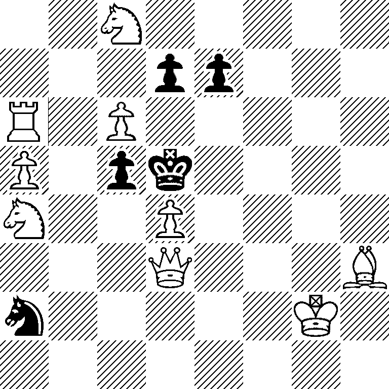 2N5/3pp3/R1P5/P1pk4/N2P4/3Q3B/n5K1/8