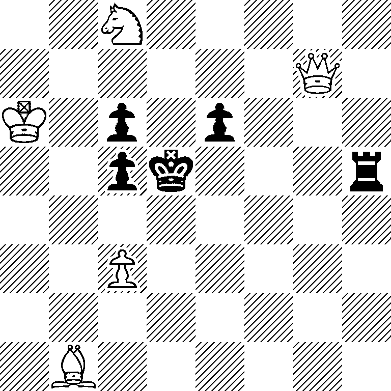 2N5/6Q1/K1p1p3/2pk3r/8/2P5/8/1B6