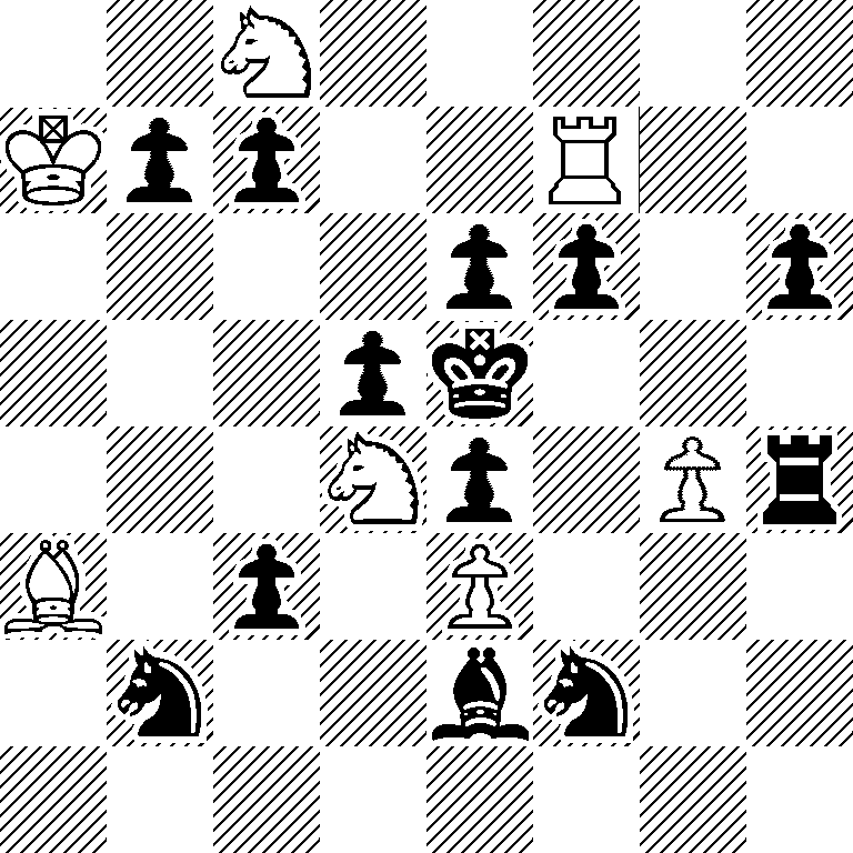 2N5/Kpp2R2/4pp1p/3pk3/3Np1Pr/B1p1P3/1n2bn2/8