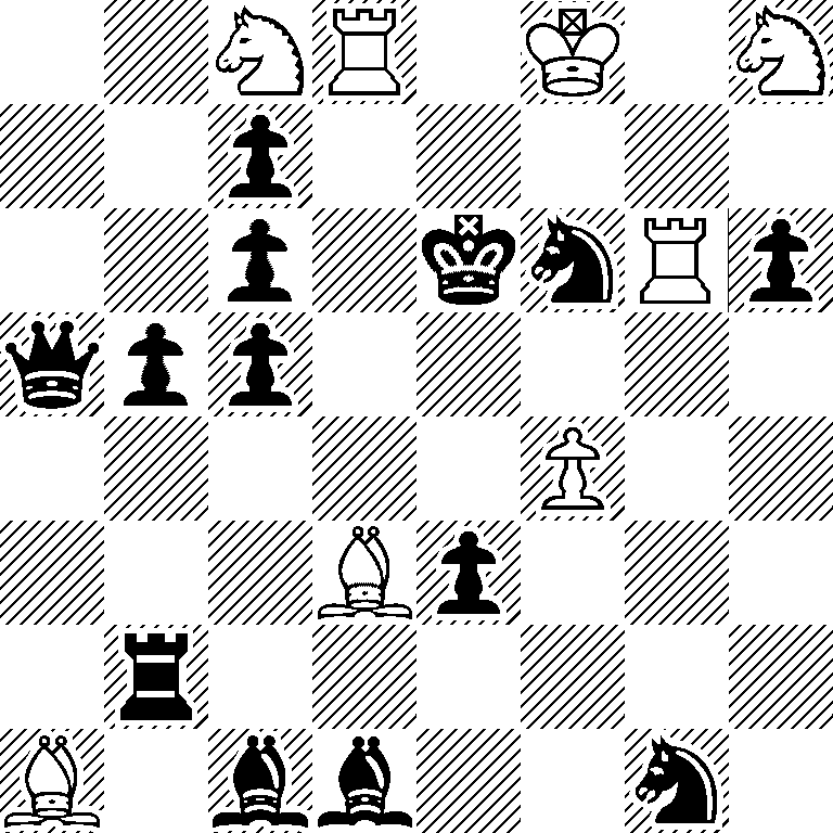 2NR1K1N/2p5/2p1knRp/qpp5/5P2/3Bp3/1r6/B1bb2n1