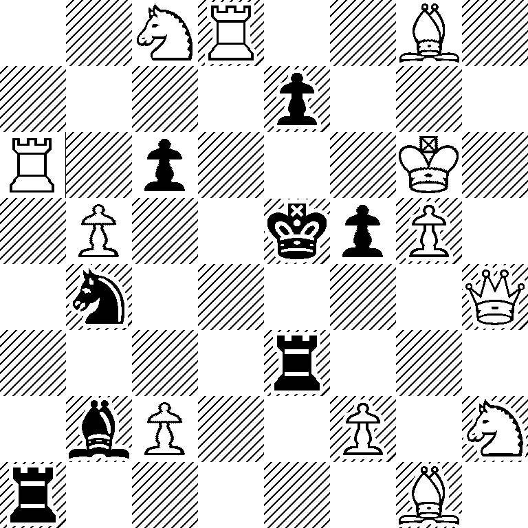 2NR2B1/4p3/R1p3K1/1P2kpP1/1n5Q/4r3/1bP2P1N/r5B1