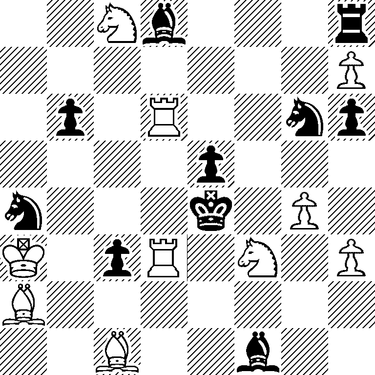 2Nb3r/7P/1p1R2np/4p3/n3k1P1/K1pR1N1P/B7/2B2b2