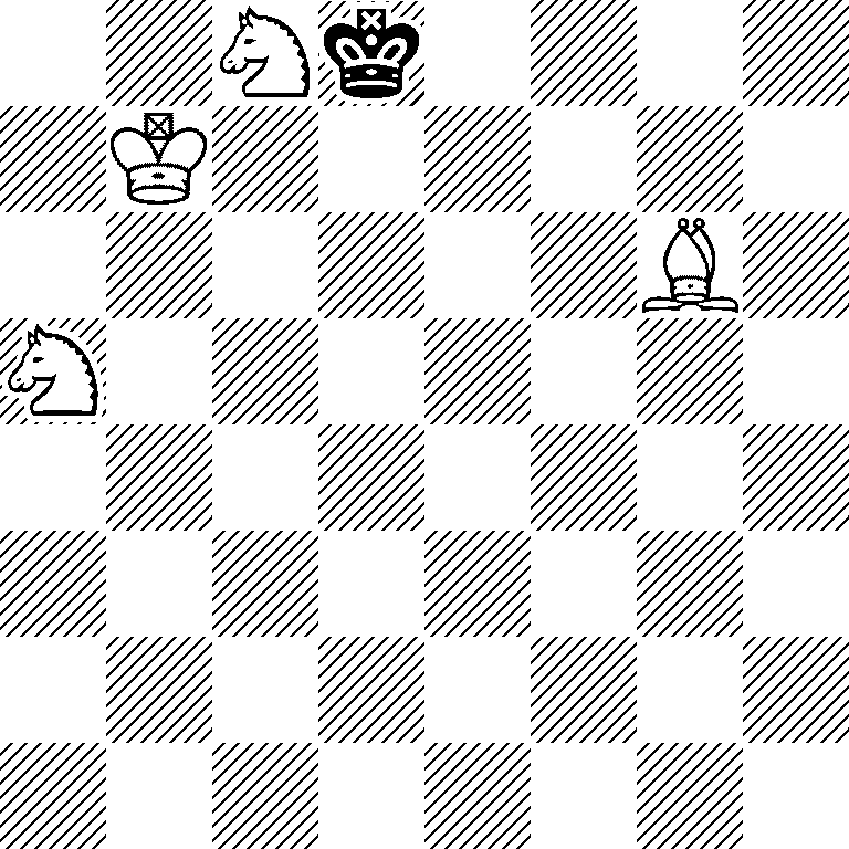 2Nk4/1K6/6B1/N7/8/8/8/8