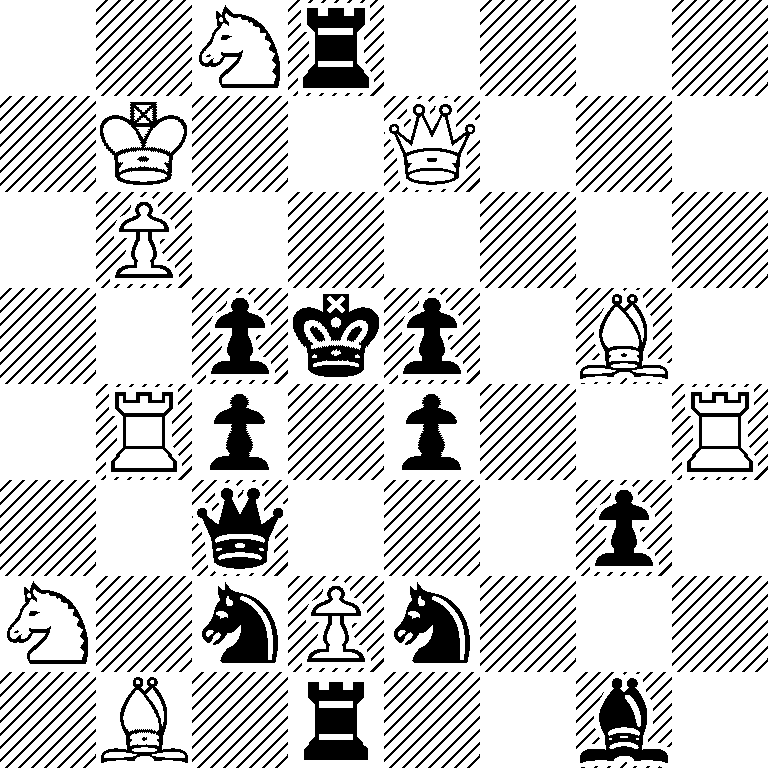 2Nr4/1K2Q3/1P6/2pkp1B1/1Rp1p2R/2q3p1/N1nPn3/1B1r2b1