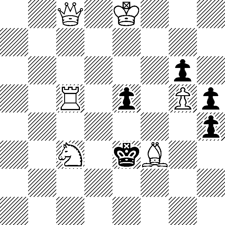 2Q1K3/8/6p1/2R1p1Pp/7p/2N1kB2/8/8