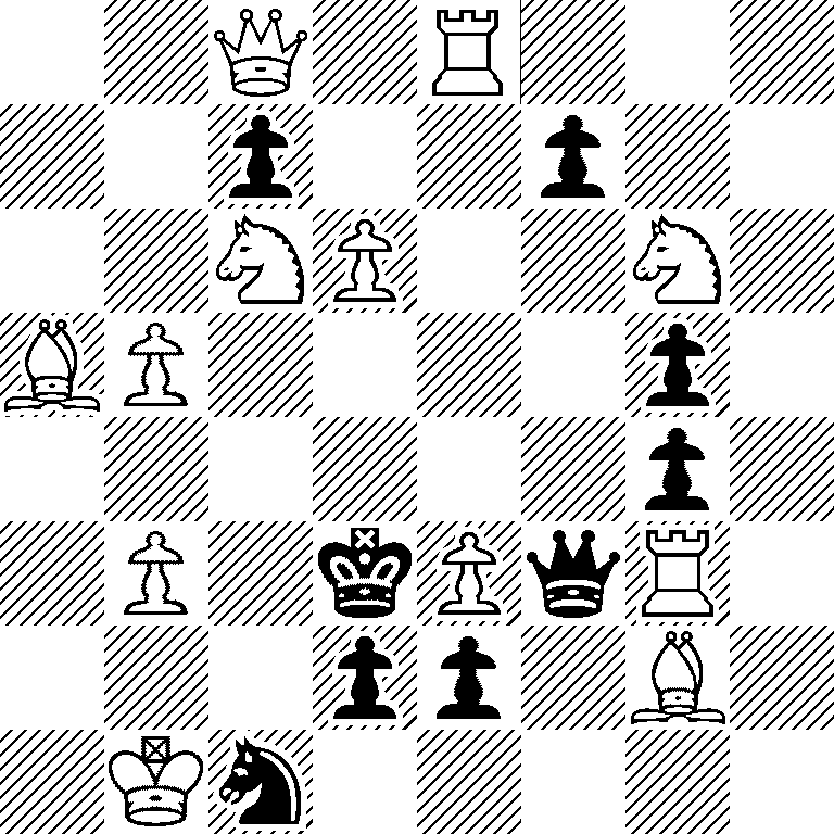 2Q1R3/2p2p2/2NP2N1/BP4p1/6p1/1P1kPqR1/3pp1B1/1Kn5