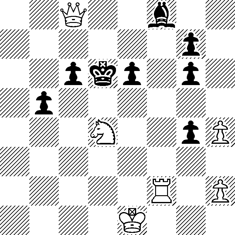 2Q2b2/6p1/2pkp1p1/1p6/3N2pP/8/5R1P/4K3